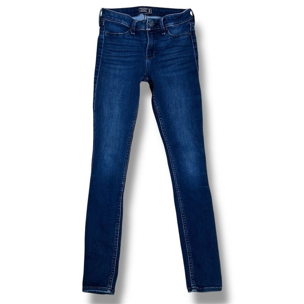 Abercrombie + Fitch, The A&F Jegging Skinny Leg Medium Blue Wash, Women’s 00 R